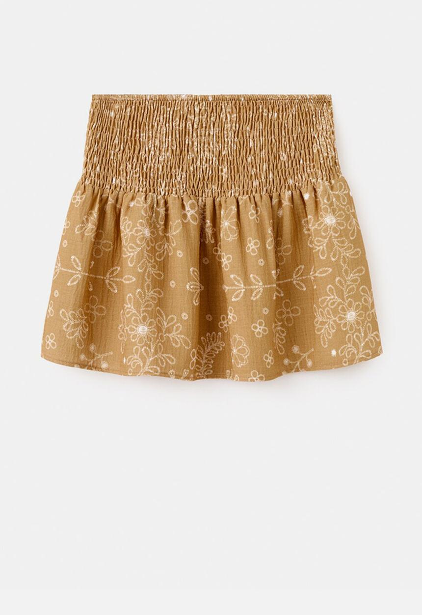 MANGO - Skirt Paola - Medium Yellow