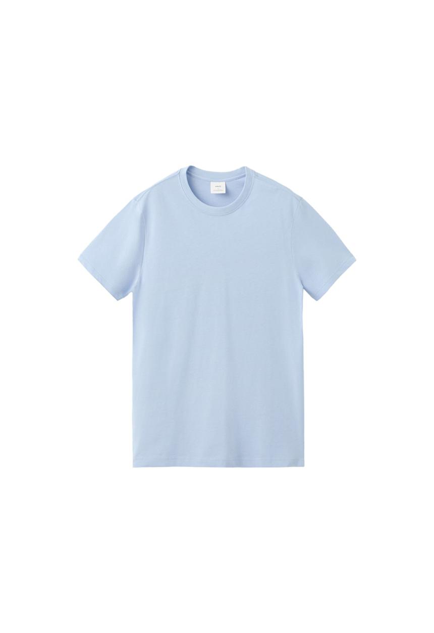 MANGO - T-Shirt Cherlo - Sky-Blue