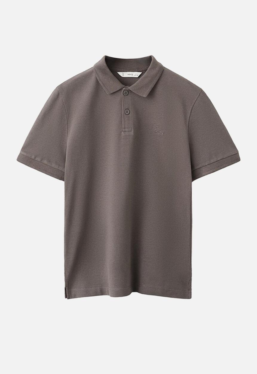 MANGO - Poloshirt JAVIER - Dark Brown