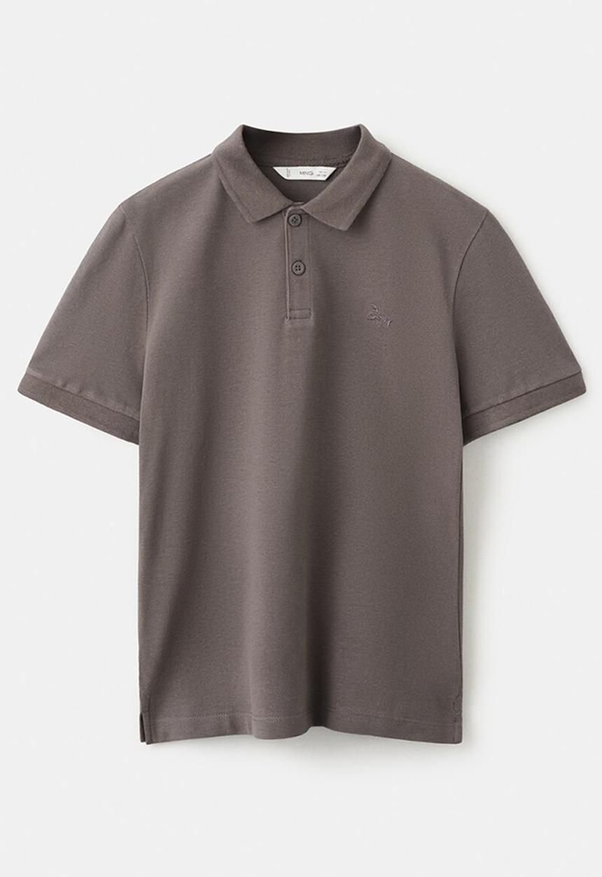 MANGO - Poloshirt JAVIER - Dark Brown