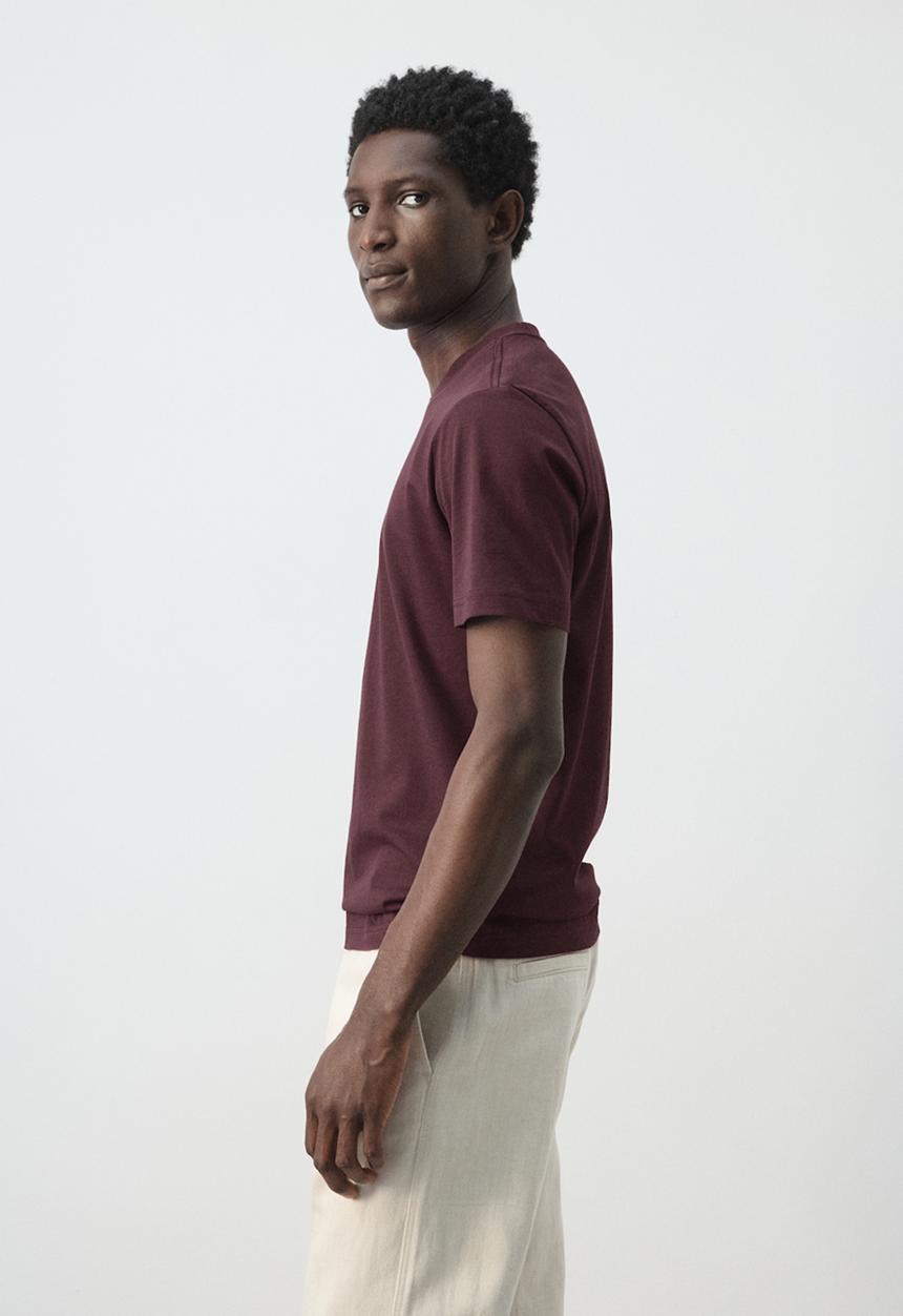 MANGO - T-Shirt Cherlo - Dark Purple