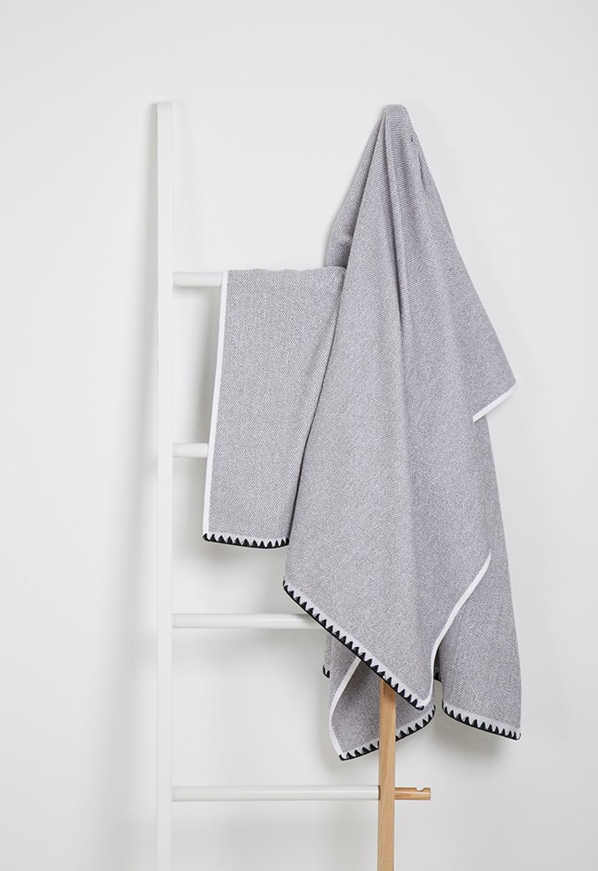 Sixth Floor - Blanket stitch bath sheet 
