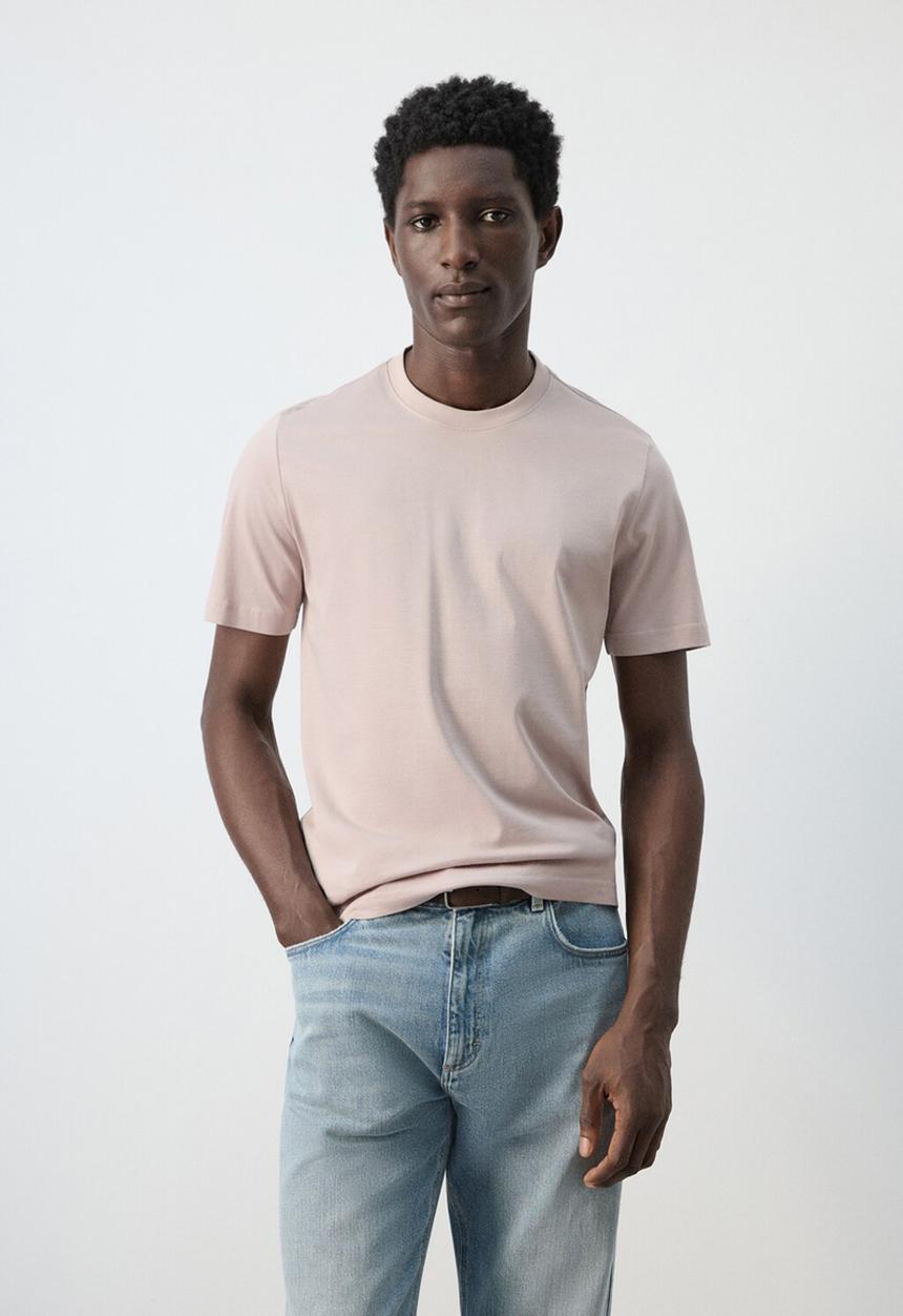 MANGO - T-Shirt Cherlo - Light Pink