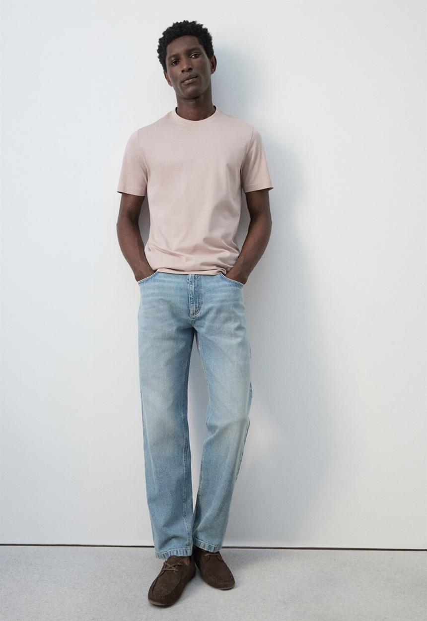 MANGO - T-Shirt Cherlo - Light Pink