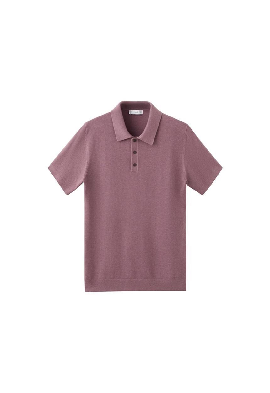 MANGO - Polo Shirt Andrew - Dark Purple