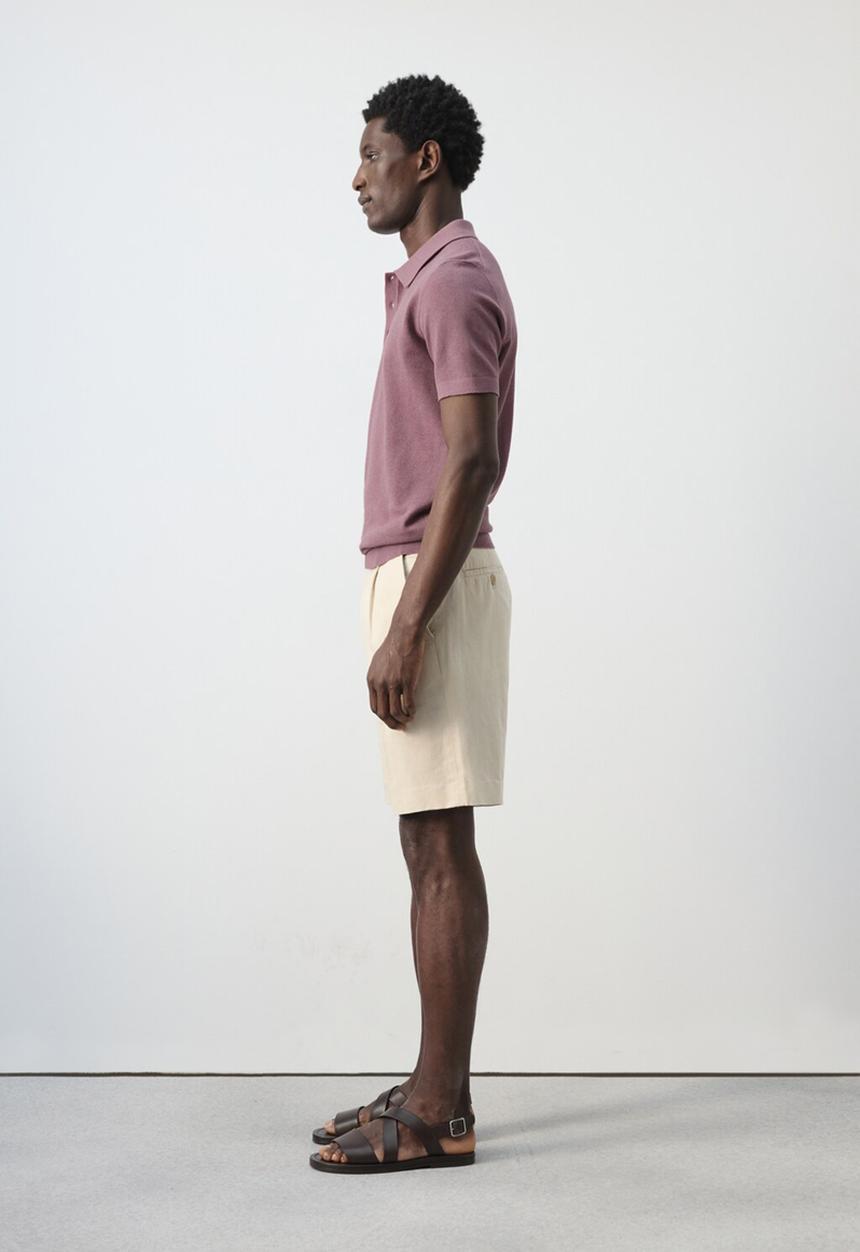 MANGO - Polo Shirt Andrew - Dark Purple