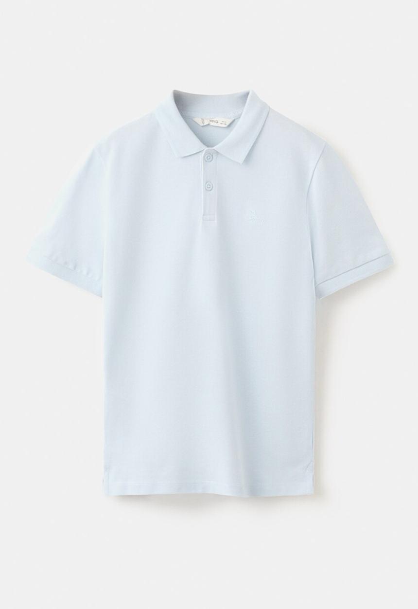 MANGO - Poloshirt JAVIER - Light/Pastel Blue