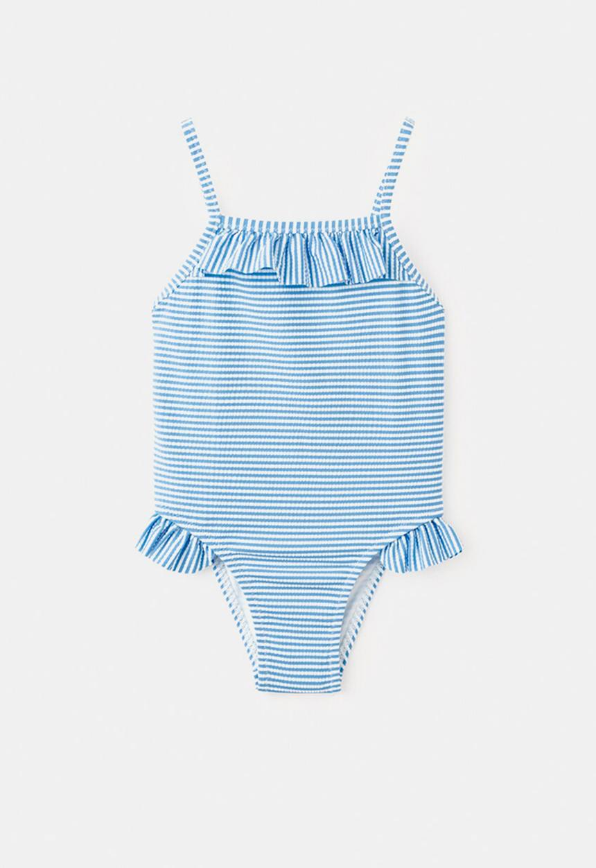 MANGO - Swimsuit FORMENBG - Medium Blue
