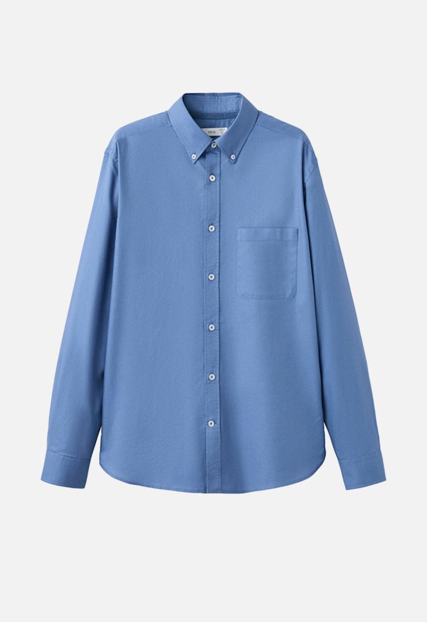 MANGO - Shirt Oxli - Medium Blue