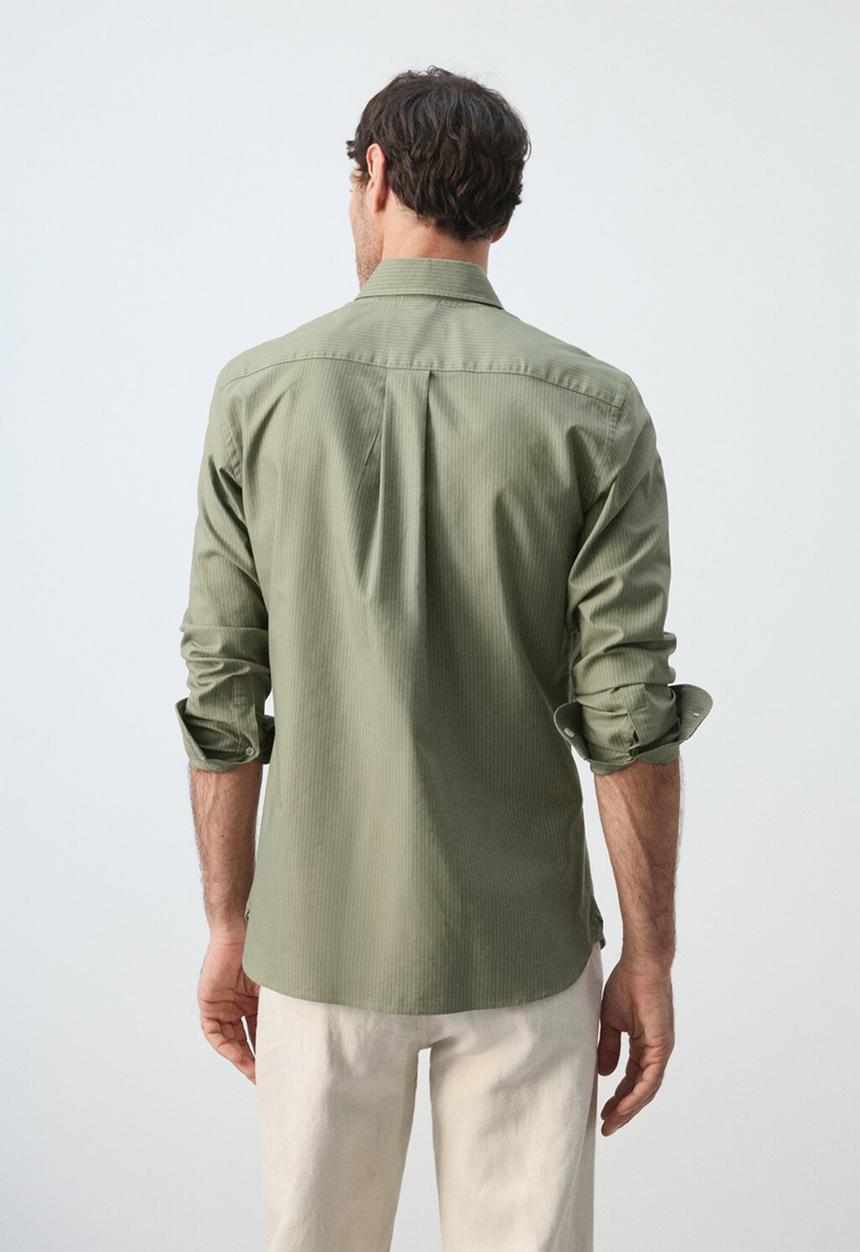 MANGO - Shirt Oxlir - Green