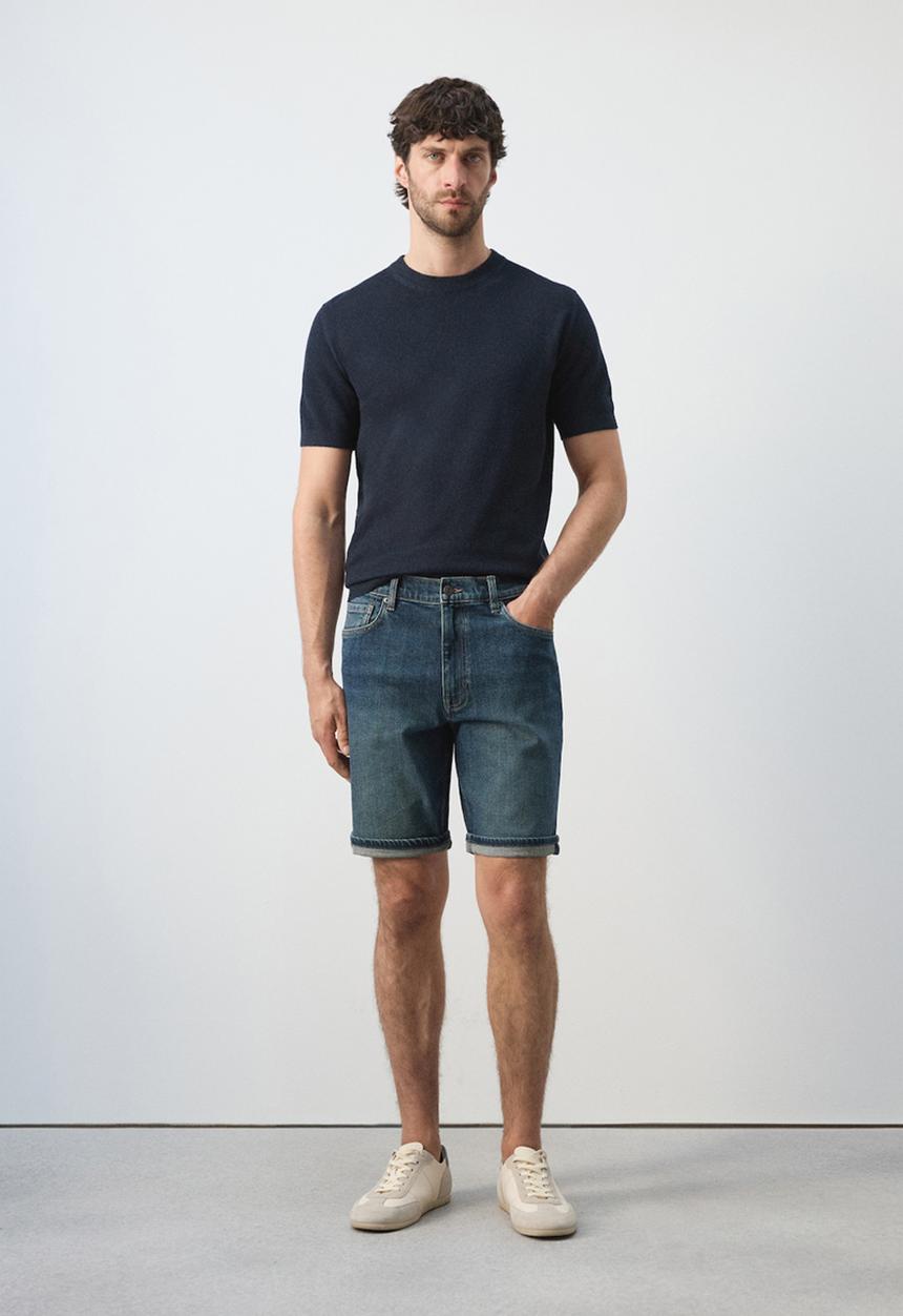 MANGO - Bermuda Shorts Rock - Blue