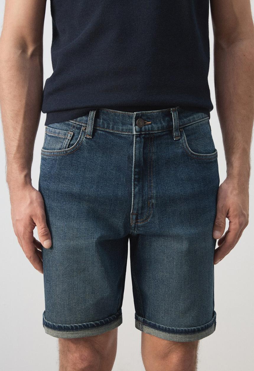 MANGO - Bermuda Shorts Rock - Blue
