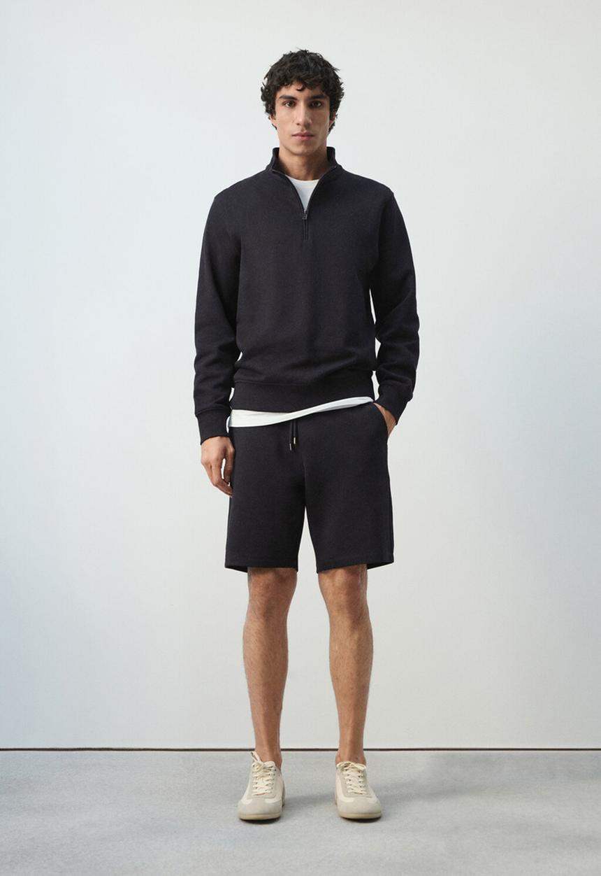 MANGO - Shorts Funchal - Navy