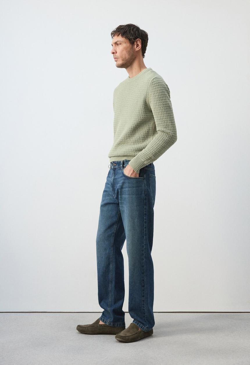 MANGO - Jeans Andreas - Open Blue