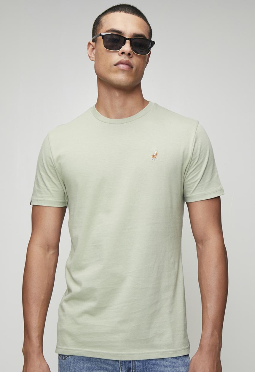 POLO - Lucas Essential Short sleeve Tee - Sage