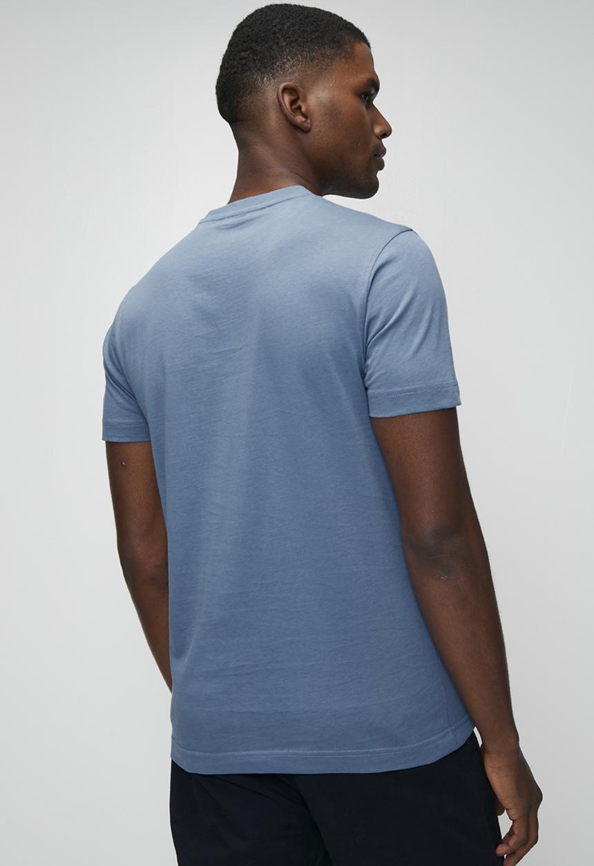 POLO - Sthembiso Pjc Ss Pocket Tee - Blue