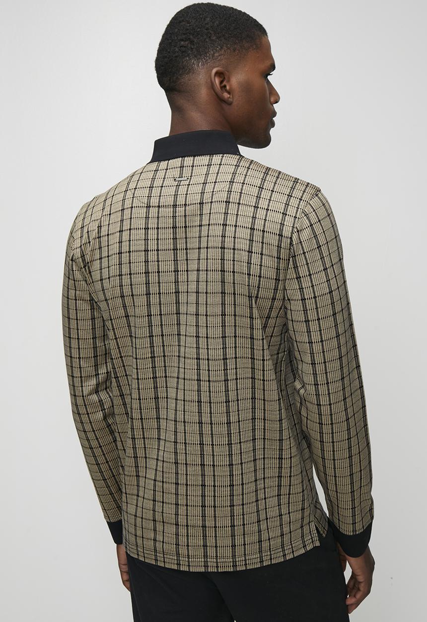 POLO - Yerin Jacquard Ls Goler - Stone