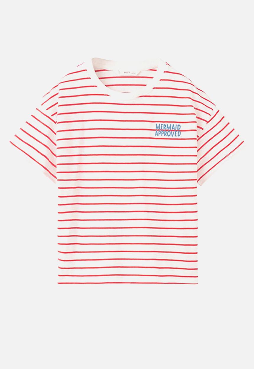 MANGO - T-Shirt Mermaid - Red