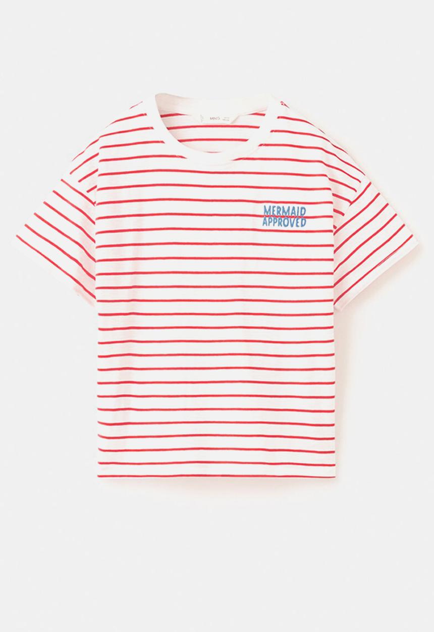 MANGO - T-Shirt Mermaid - Red