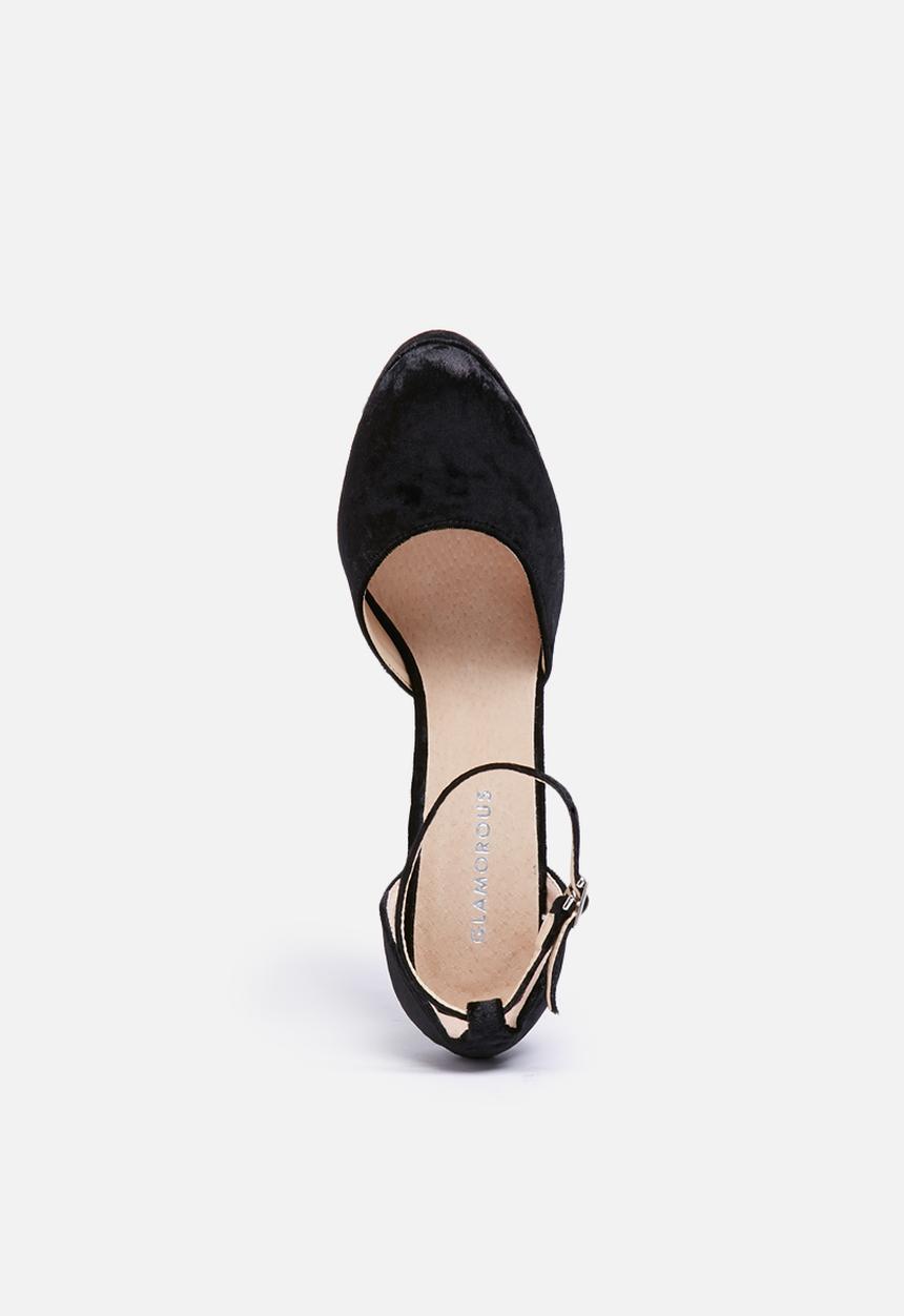 Glamorous - Cece velvet platform