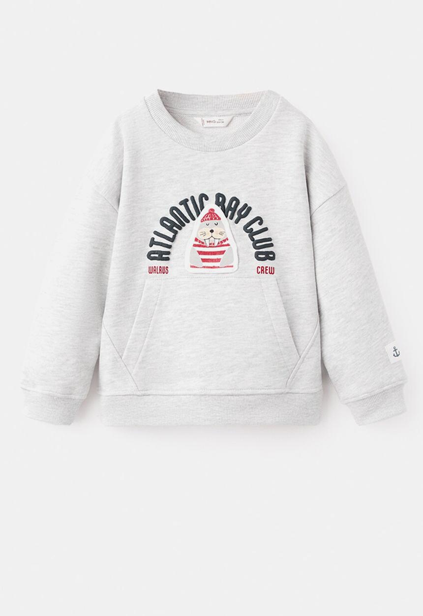 MANGO - Sweatshirt FATLAN - Light/Pastel Gray