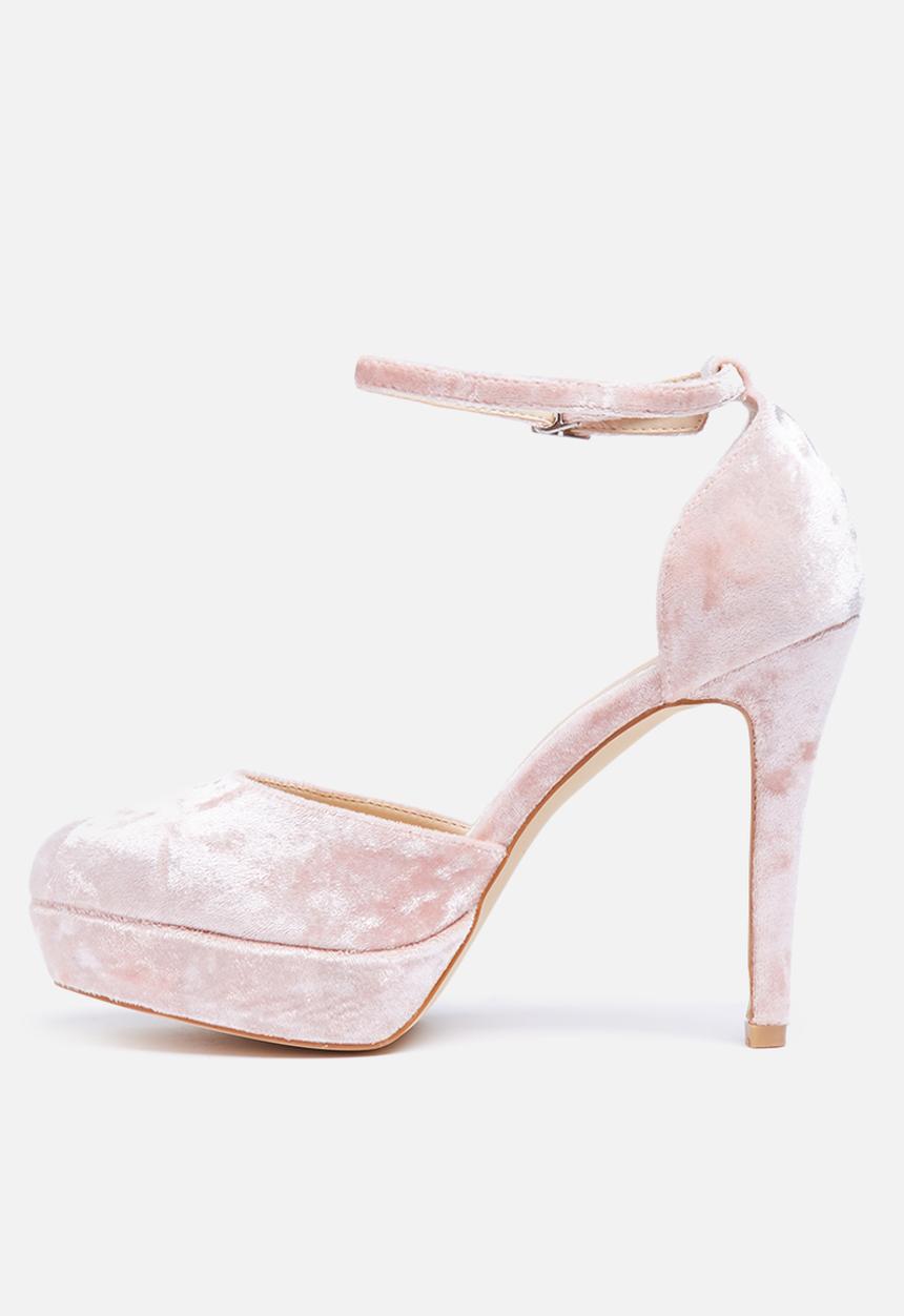 Glamorous - Cece velvet platform
