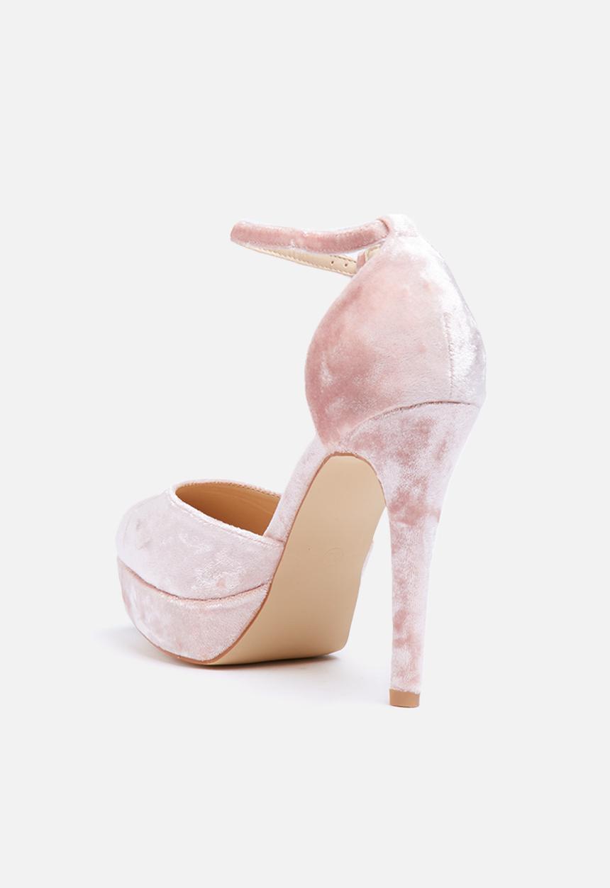 Glamorous - Cece velvet platform