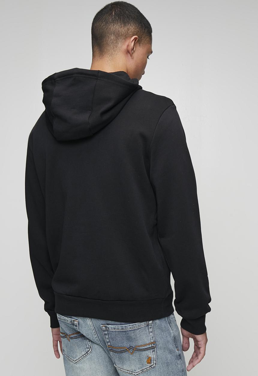 POLO - Aakilhd Essential Fleece Hoodie - Black