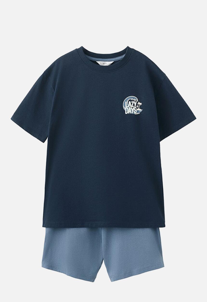 MANGO - Pyjama LAZYPI - Navy