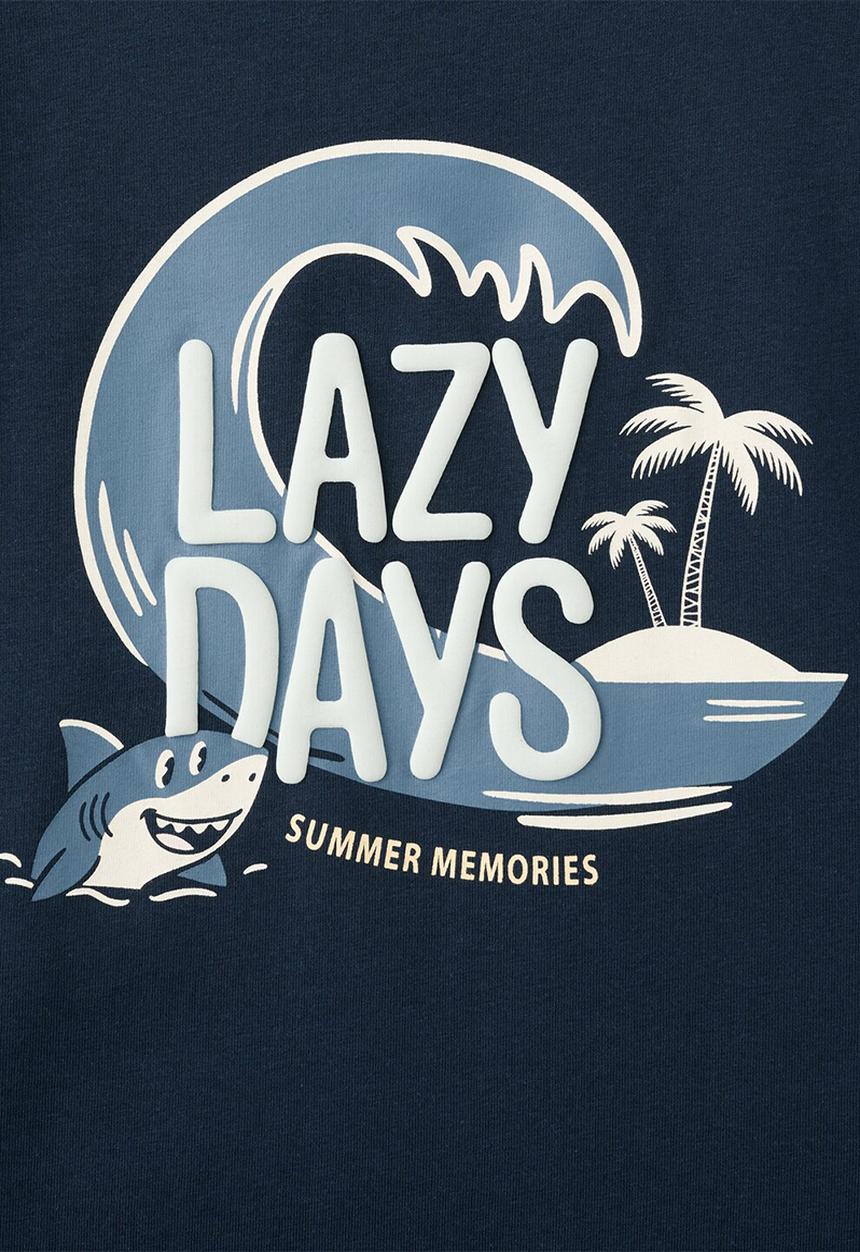 MANGO - Pyjama LAZYPI - Navy