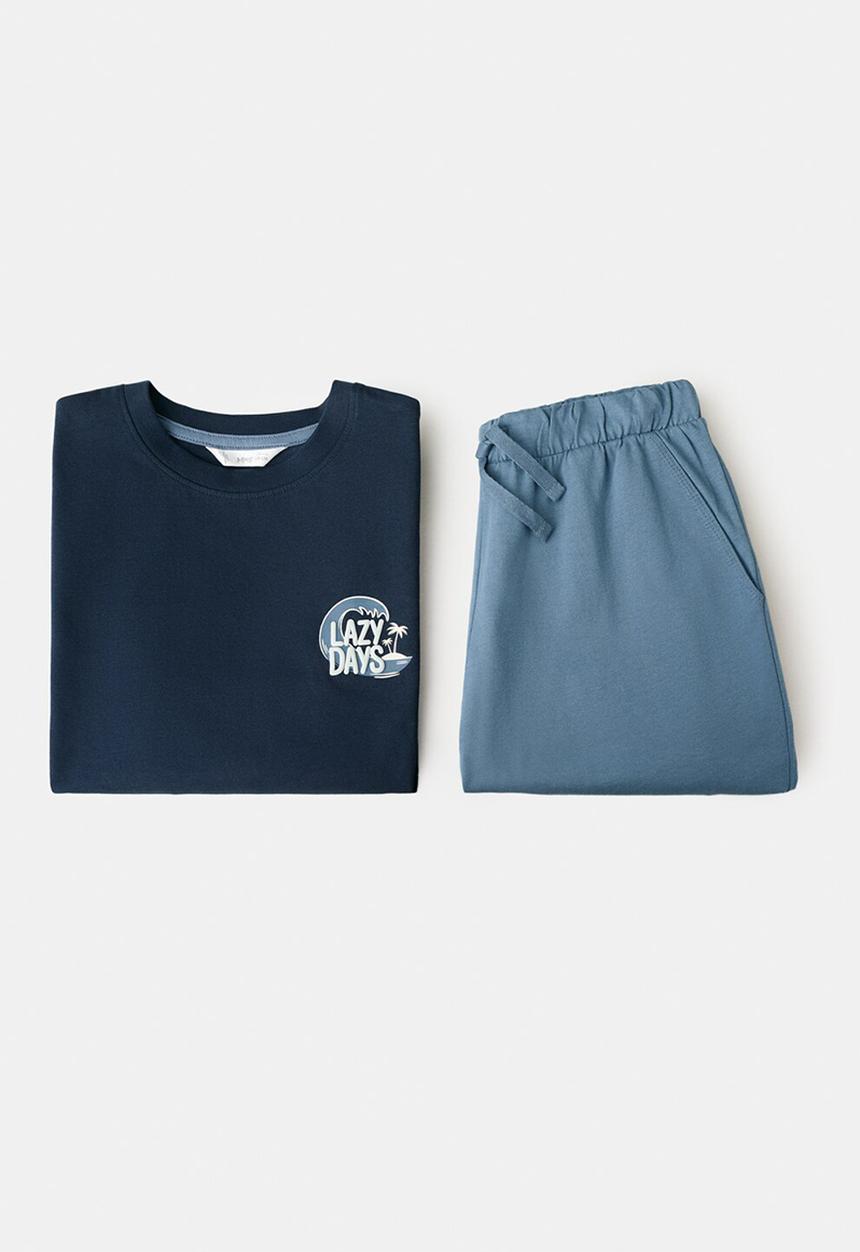 MANGO - Pyjama LAZYPI - Navy