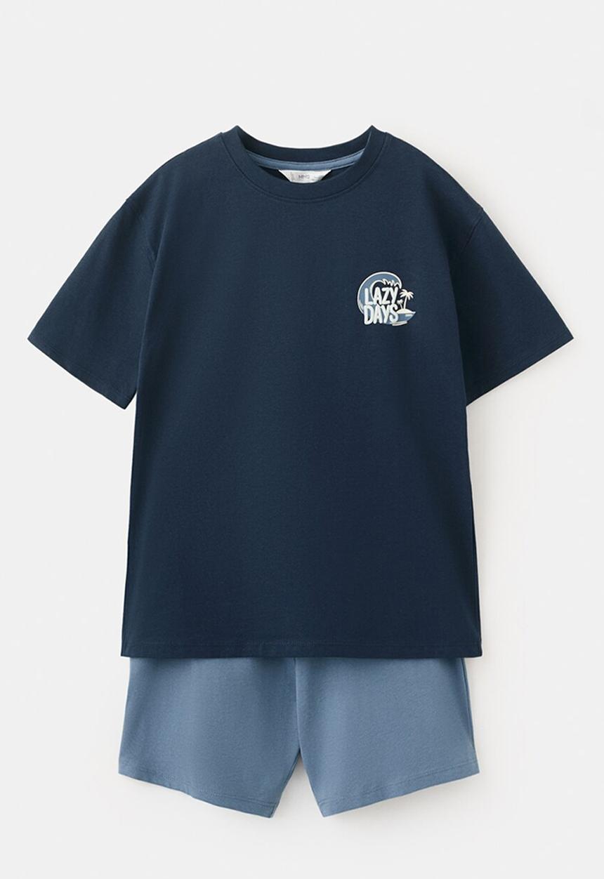 MANGO - Pyjama LAZYPI - Navy