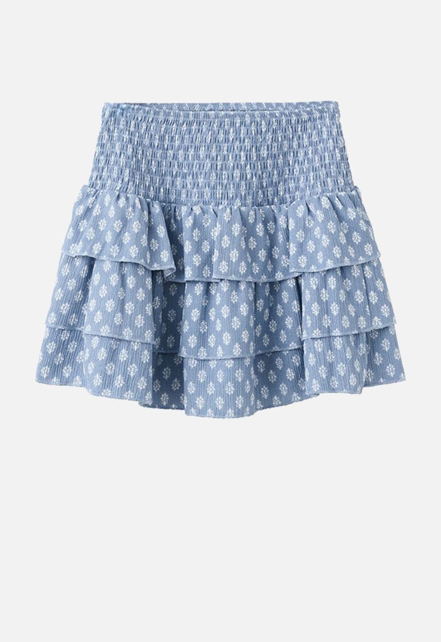 MANGO - Skirt SELLOSET - Medium Blue