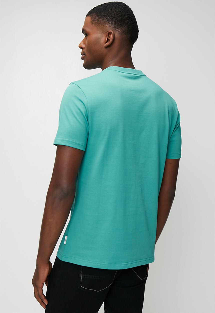 Ben Sherman - 3D Embossed Happy Bear 260g Tee Shirt - Aqua Teal