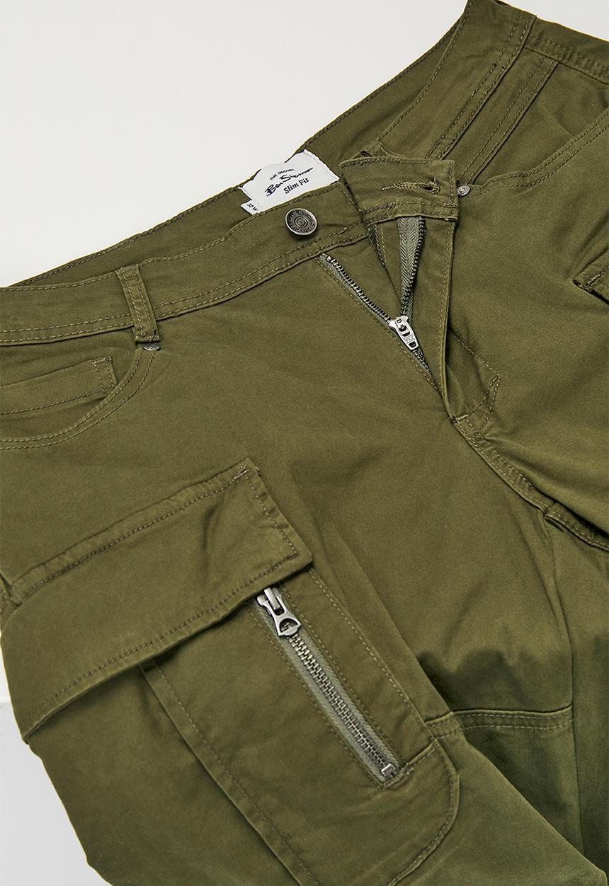 Ben Sherman - Cargo Pant - Olive