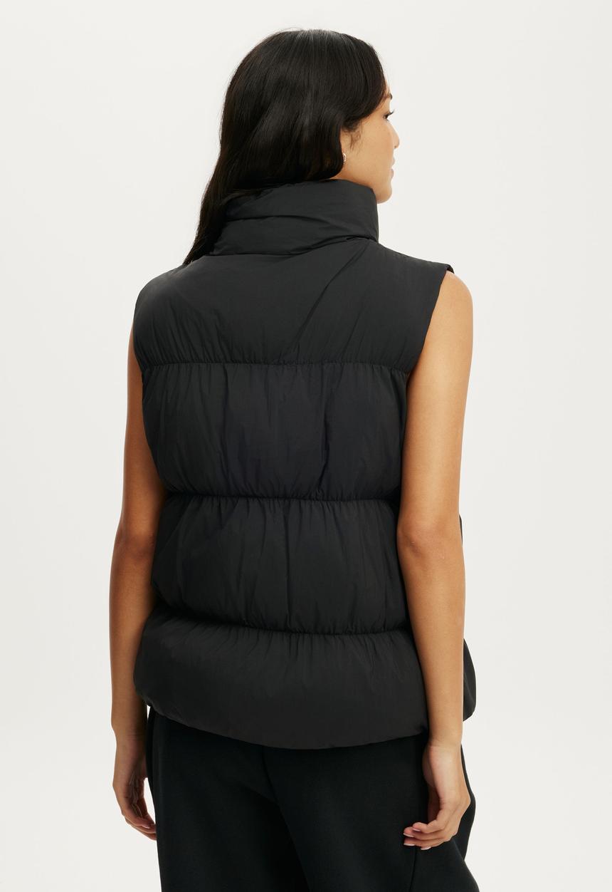 Cotton On - The Mother Puffer Vest - Black