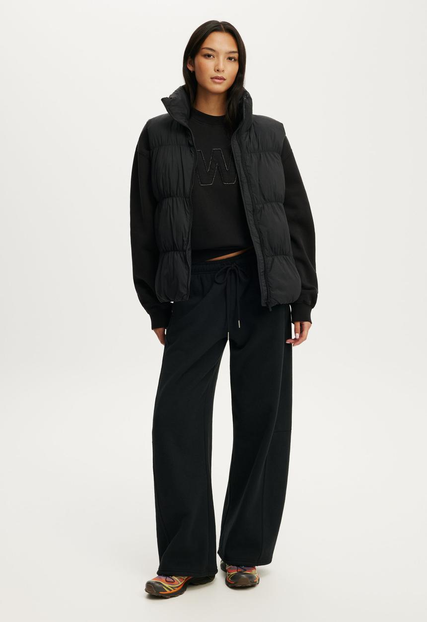 Cotton On - The Mother Puffer Vest - Black