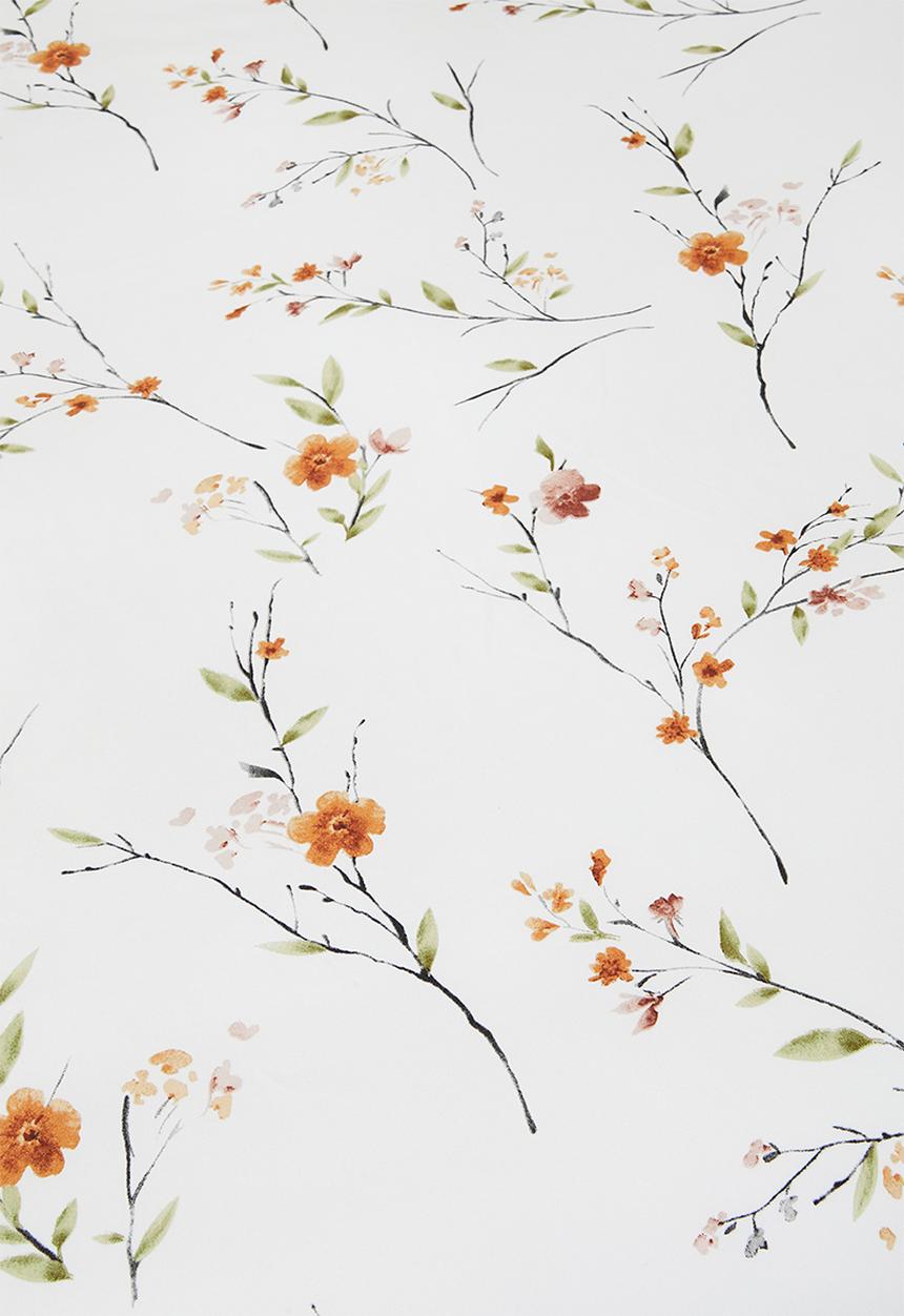 Sixth Floor - Saidy Floral Super Soft Duvet Cover - white