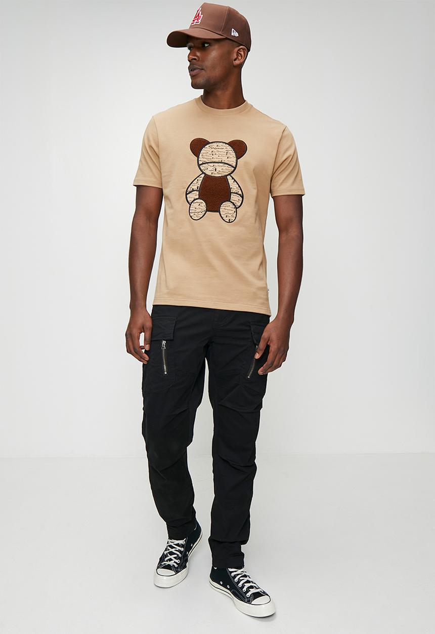 Ben Sherman - Ben Bear Chenille Fur 260g Tee-Shirt - Cornstalk