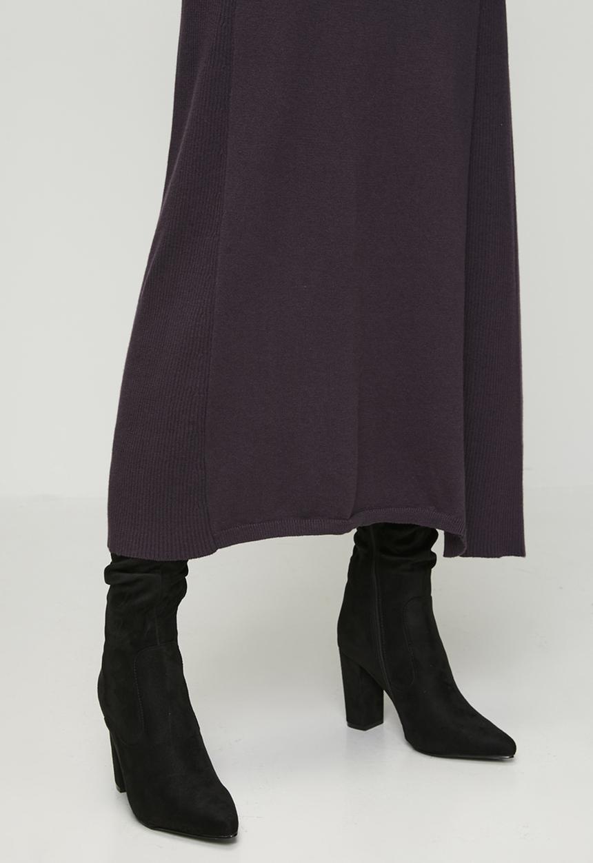 POLO - Wmn Paige Ms Knit Dress - Plum