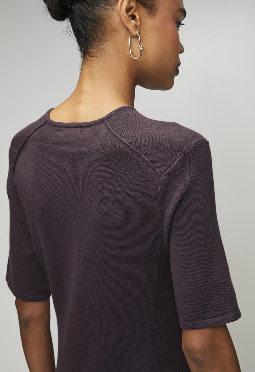 POLO - Wmn Paige Ms Knit Dress - Plum