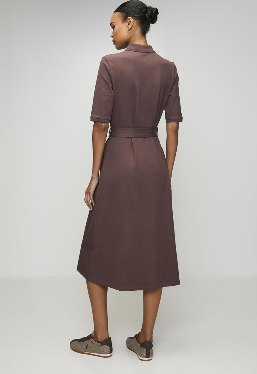 POLO - Wmn Elizabeth Flare Short sleeve Golfer Dress - Huckelberry