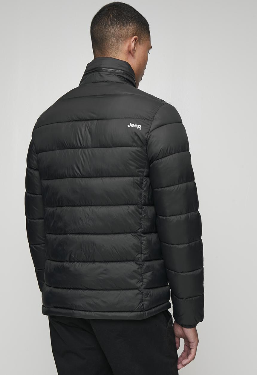 JEEP - Core Long Sleeve Puffer Jacket - Black