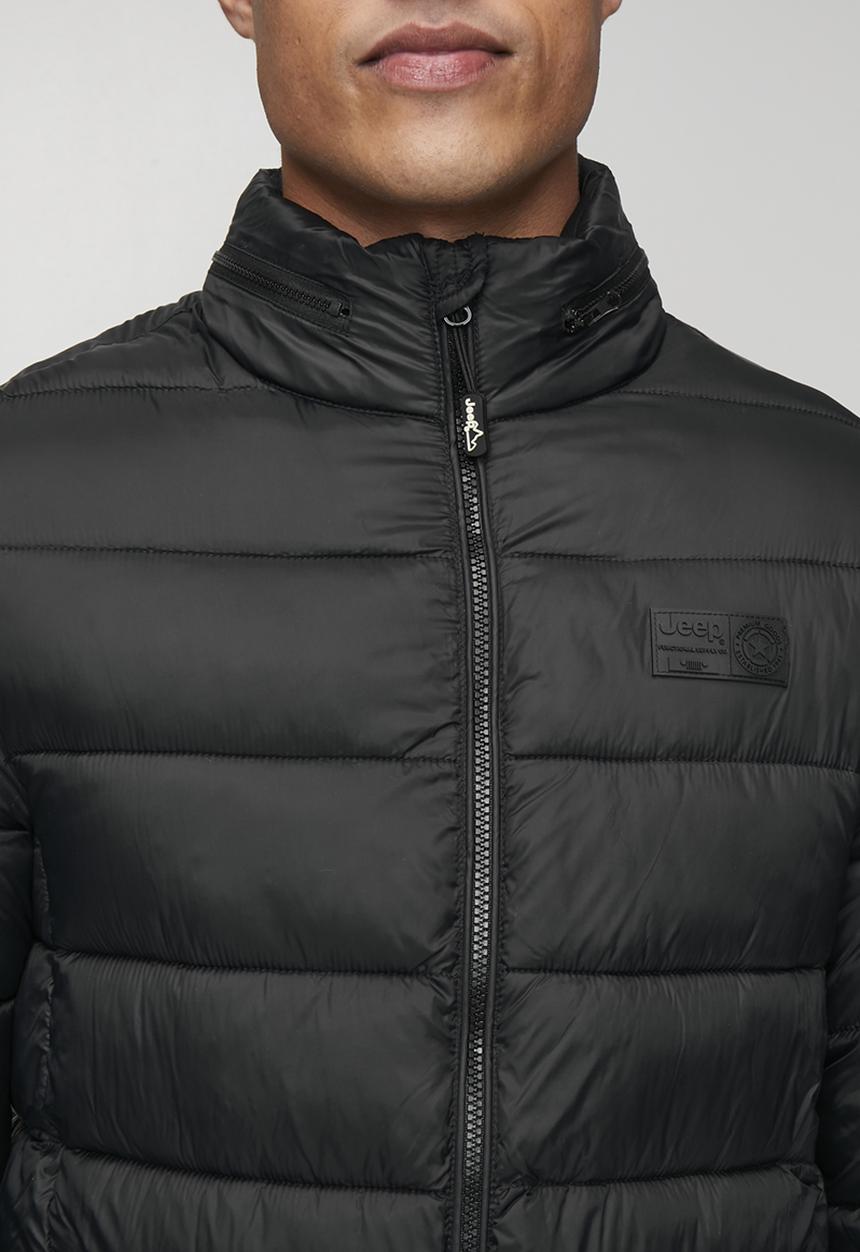 JEEP - Core Long Sleeve Puffer Jacket - Black