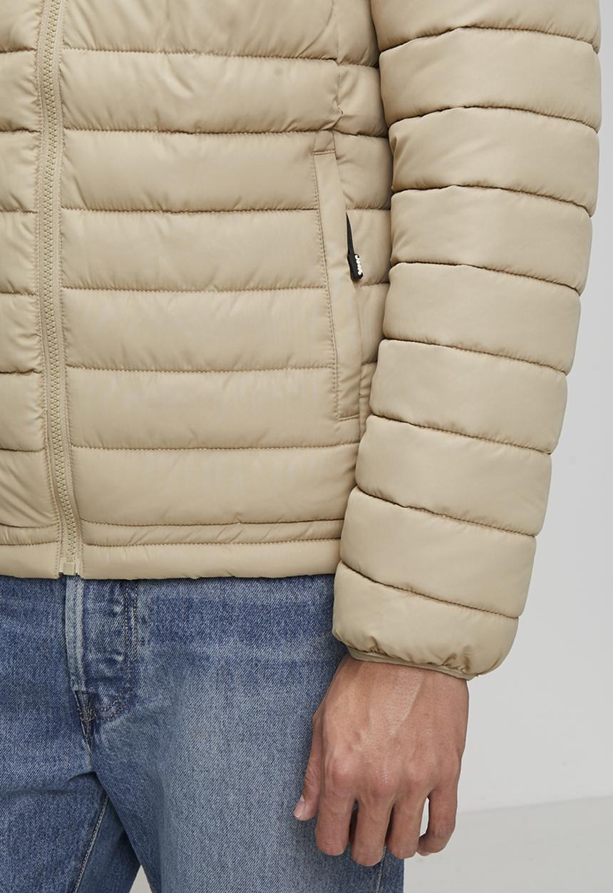 JEEP - Reversible Puffer Jacket  - Khaki & Stone
