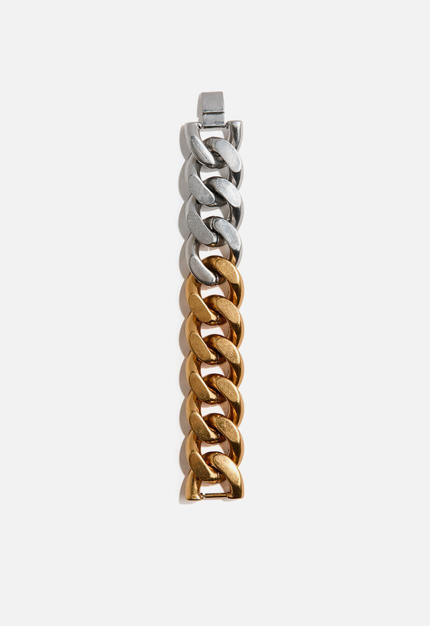 H&M - Stella McCartney H&M: Two-tone bracelet - gold/silver-coloured