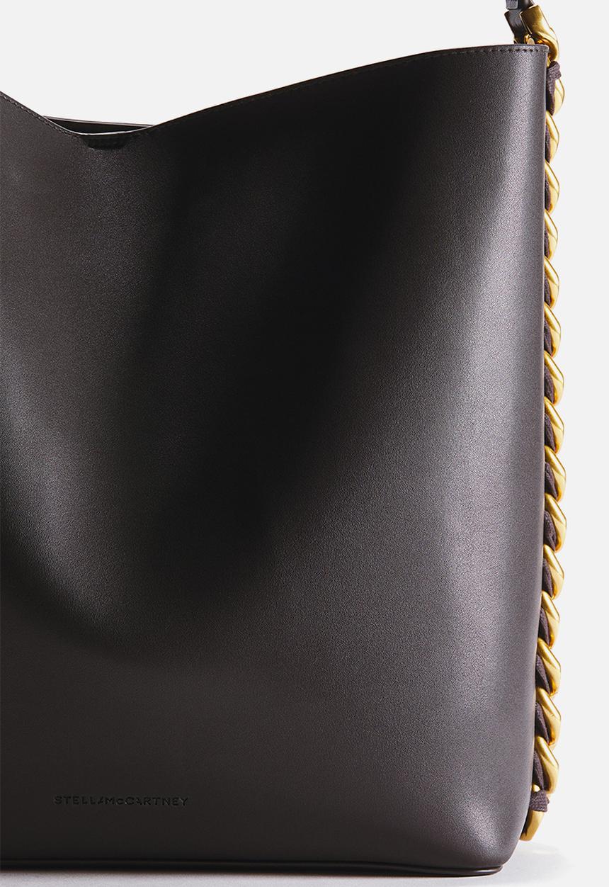 H&M - Stella McCartney H&M: Chain-detail shoulder bag - dark brown