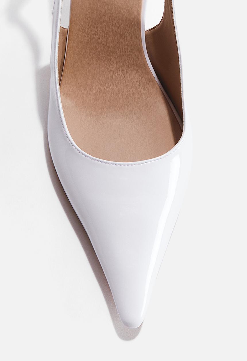 H&M - Stella McCartney H&M: Pointed slingbacks - white