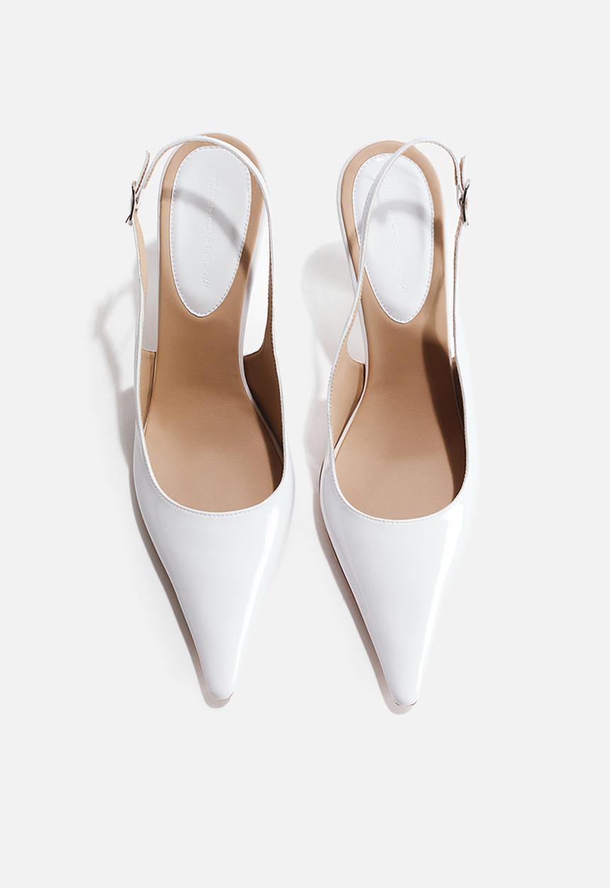 H&M - Stella McCartney H&M: Pointed slingbacks - white