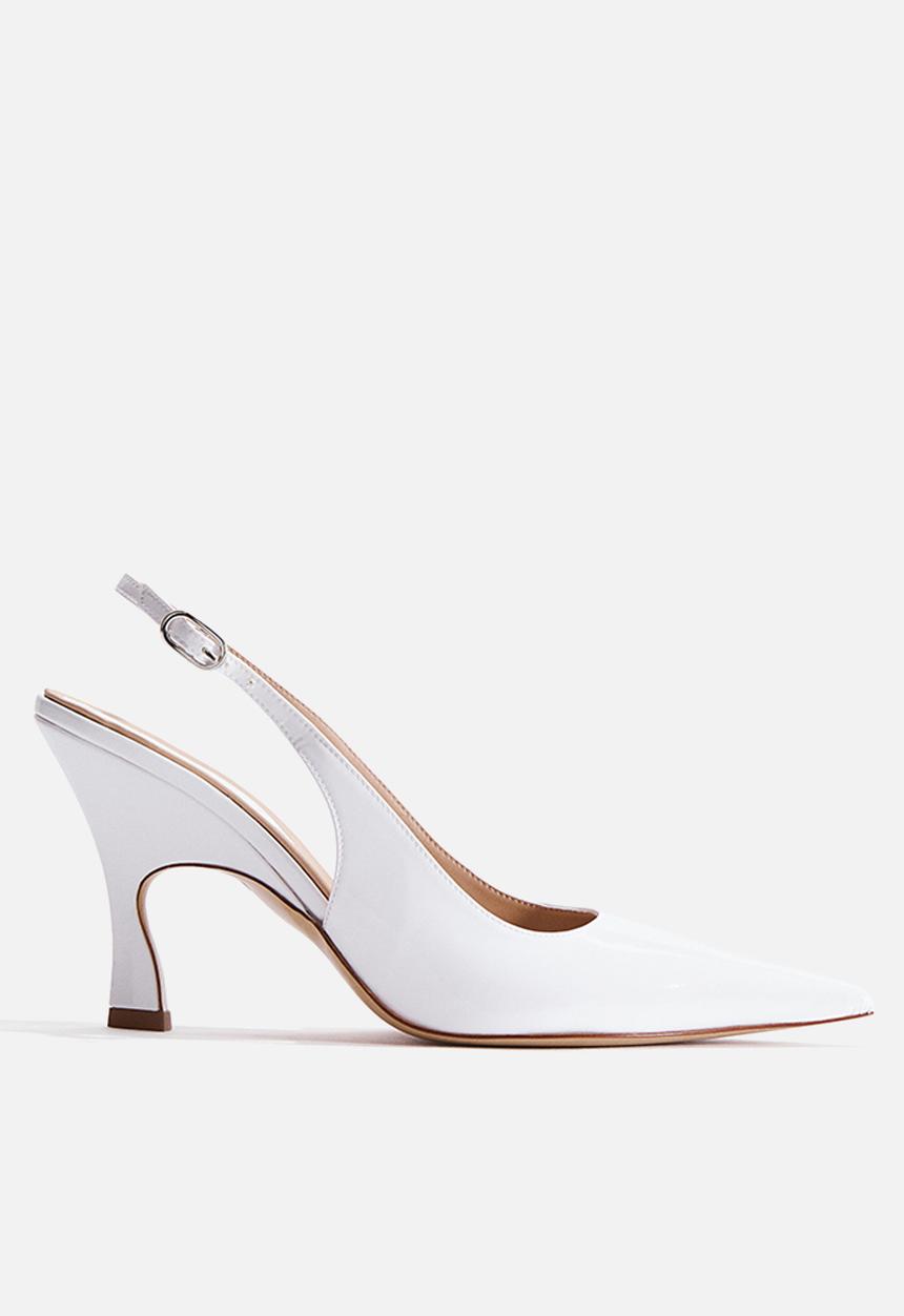H&M - Stella McCartney H&M: Pointed slingbacks - white